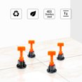 thumbnail image 2 of Soimiss 51Pc Black Tile Spacer Kit Reusable Tile Leveling System for Floor and Wall Installation, 2 of 5
