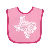 Inktastic Texas Silhouette Mandala Boys or Girls Baby Bib