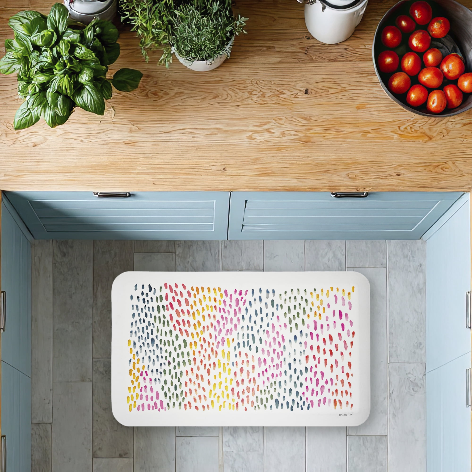 Stupell Industries Fullness Of Dots Printed Anti-Fatigue Floor Mat, design by Danhui Nai
