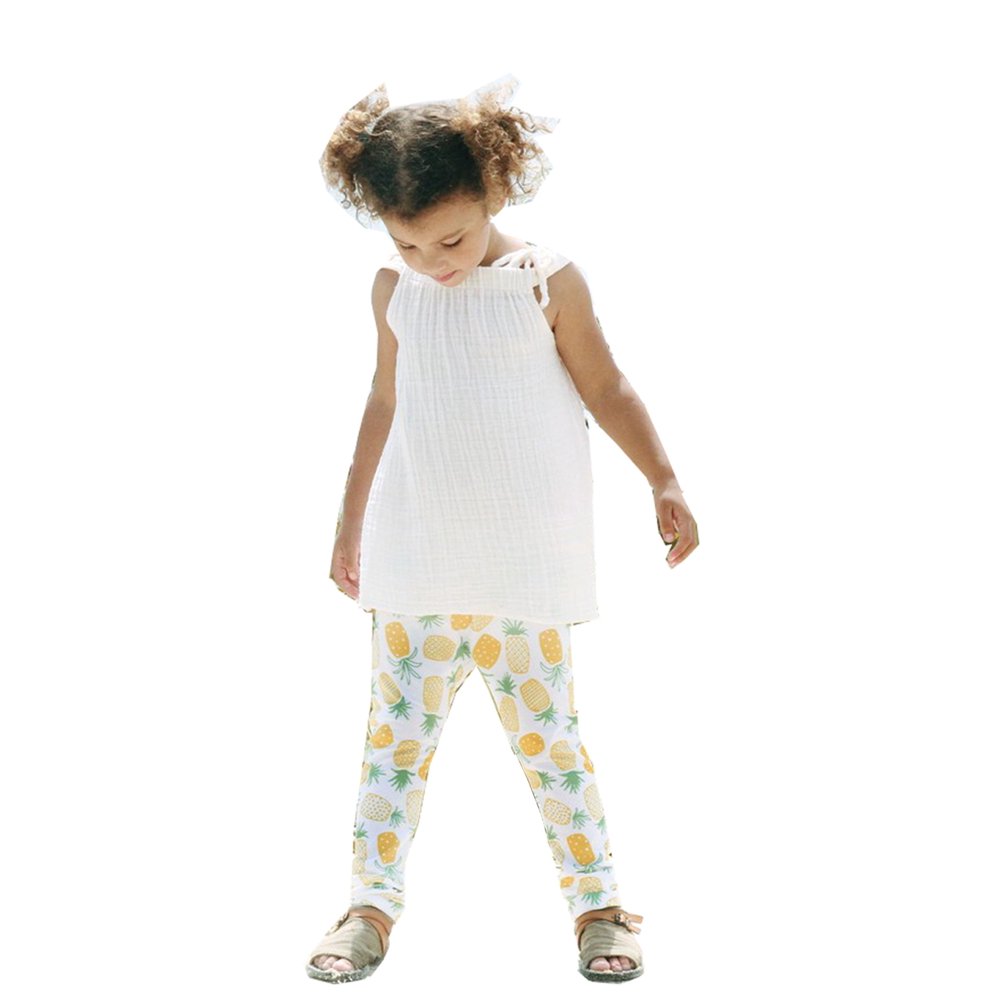 JAEA Kids! JAEA Kids Little Girls Yellow Little Yogi Penny