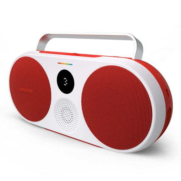 Polaroid P3 Portable Bluetooth Speaker with Carrying Handle (Red & White)