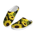 thumbnail image 2 of Lsque Sunflowers In Vintage Pattern Womens Comfort Cotton on Scuff With Memory Foam and Anti-skid Sole Slipper-37/38, 2 of 7