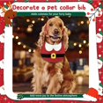 thumbnail image 3 of 1 Pieza de Bufanda de Navidad para Mascotas Ajustable, Accesorios de Ropa Navideña para Mascotas, Disfraz para Perros y Gatos, Collar Pajarita de Corbata, Accesorio de Aseo, 3 of 5