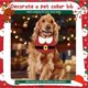 thumbnail image 3 of 1 Pieza de Bufanda de Navidad para Mascotas Ajustable, Accesorios de Ropa Navideña para Mascotas, Disfraz para Perros y Gatos, Collar Pajarita de Corbata, Accesorio de Aseo, 3 of 5