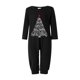 thumbnail image 2 of Conjunto de pijamas navideños a juego para toda la familia de Fiomva, lindos tops y pantalones con estampado de Papá Noel, conjuntos de pijama, ropa de dormir para la familia, 2 of 8