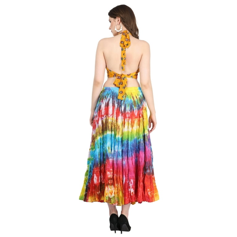 Wevez Women's American 25 Yard Cotton Skirt (Mctd)