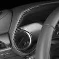 thumbnail image 5 of 1 Pair Car Carbon Fiber Dashboard Instrument Panel Trim For Toyota For Highlander 2020 2021 2022 2023 For Kluger 2021 2022 2023, 5 of 6