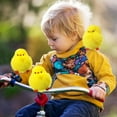 thumbnail image 6 of 10 Pcs Small Chicken Keychain - Mini Realistic Plush Chick Fur Stuffed Toy Chick for DIY Decorations Party Favors(Yellow）, 6 of 7