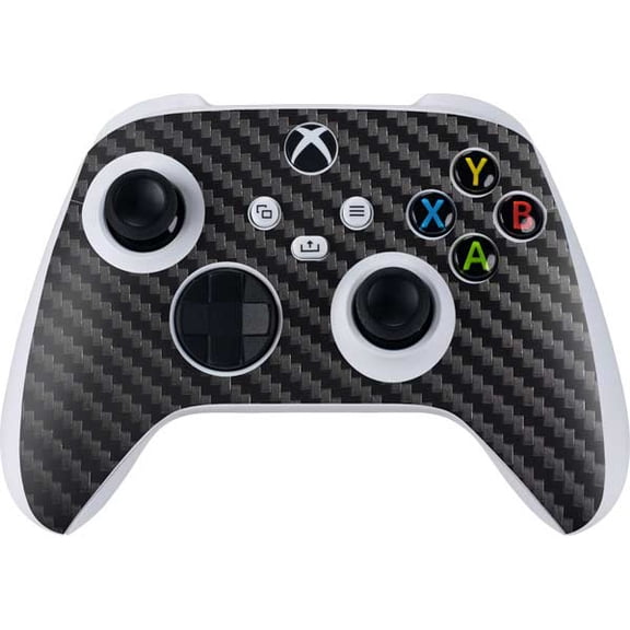 Skinit Black Carbon Fiber Specialty Texture Material Xbox Series S Controller Skin