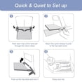 thumbnail image 3 of Restación de la portador del aiglo de Aiminaje Niños Bed de Avión para Niños Pequeños Soporte Cómodo para Al Aire Libre, 3 of 7