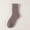 Coffee, variant on Fashionable And Minimalist Stockings Solid Colors New Couple Style Warm Indoor And Outdoor Comfortable Socks For Autumn And Winter Net Cape Fishnet One Thigh High Sock Garters Thermal Stockings for
