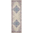 thumbnail image 3 of Nourison Grafix Persian Ivory/Pink 2'2" x 7'6" Area Rug, (2x8), 3 of 8