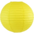 thumbnail image 2 of Just Artifacts 12-Inch Lemon Yellow Chinese Japanese Paper Lanterns (Set of 5, Lemon Yellow), 2 of 3