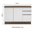thumbnail image 2 of Gabinete Bajo Bufetera Madesa Glamy 120cm Con Encimera MB 08, 2 of 5