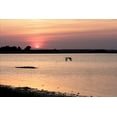 thumbnail image 2 of Alan Hausenflock 14x11 White Modern Wood Framed Wall Art Titled - Sunset in the Marsh, 2 of 5