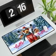 thumbnail image 3 of Hello Welcome Winter The Ski Airedale Terrier Snowy Day Desk Mat Full Keyboard Mouse Pad Dale Waterside Dog Lover Large Mousepad - 13013, 3 of 5