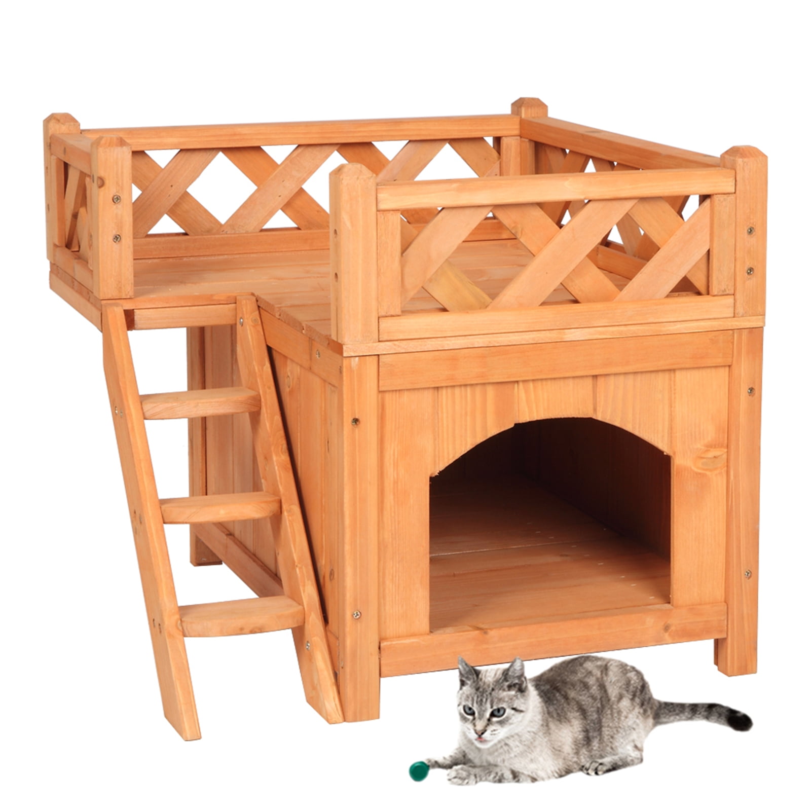 outdoor cat house walmart