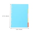 thumbnail image 2 of FRCOLOR  2 Sets Index Separator Page Colored Binder Dividers Note Book Folder, 2 of 8