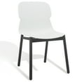 thumbnail image 6 of SAFAVIEH Couture Abbie Classic PP Solid Dining Side Chair, White/Black (Set of 2), 6 of 14