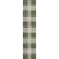 thumbnail image 2 of JONATHAN Y TUSCAN SUN 2 x 8 Runner Rug, Sabine Traditional Farmhouse Bold Gingham - Green/Cream, TSN203D-28, 2 of 8