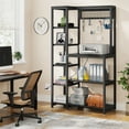 thumbnail image 3 of Tribesigns Baker’s Rack with Power Outlets, 8-Tier Microwave Stand with Storage Shelves, 3 of 12