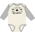 thumbnail image 3 of Inktastic I Love my Grandma heart and arrows Boys or Girls Long Sleeve Baby Bodysuit, 3 of 5