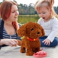 thumbnail image 6 of YHAICO Robot Dog Plush Toy Puppy Electronic Interactive Dog,Wuffy Robot Dog Lifelike Toy Dog,Walking,Barking,Tail Wagging,Realistic Robot Puppy,Stretching Companion Animal, 6 of 6