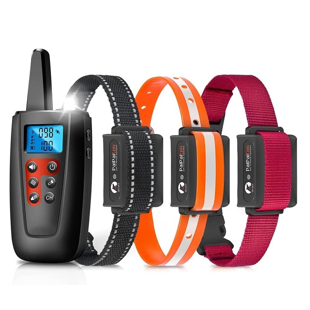 MASBRILL Dog Training Collar 2000Ft Range, Waterproof, Rechargeable, Beep  Vibration Safe Shock, Green - Walmart.com