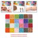 thumbnail image 5 of 23000 Piezas de de Semillas de , Herramientas Multicolores, de Poni, Fabricación de Joyas para Anillos Artesanales, Joyería Baoblaze Cuentas espaciadoras, 5 of 8