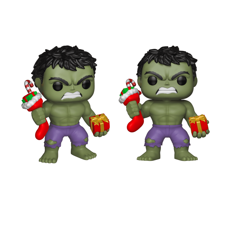 Funko Pop! Marvel: Marvel Holiday - Hulk (White Do It Yourself) Vinyl Figure