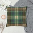 thumbnail image 2 of Awypu  Throw Pillow Cover Scottish Tartan Plaid Christmas Traditional Checkered Rustic Geometric Pattern Square Pillow Case Cushion Cover for Home Car Decorative 18x18in, 2 of 5