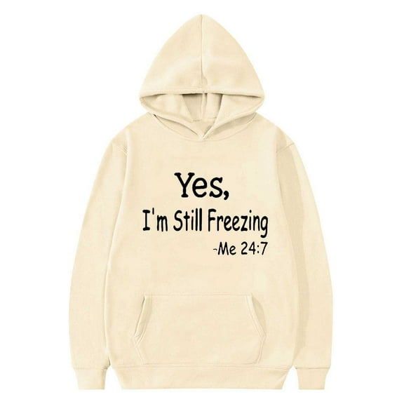 Makaor Toddler Hoodie Boys Girls Pullover Sweatshirts Funny Sayings Long Sleeve Coats Fleece Clothes Pockets