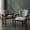 Beige, variant on Ergonomic and Breathable - Fabric Upholstered Chairs for a Cozy Dining