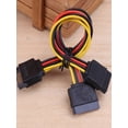 thumbnail image 2 of Extensor Cable 15 Pines Adaptador Cable Extensión Alimentación Cable Divisor Y 8 Pulgadas, 2 of 8