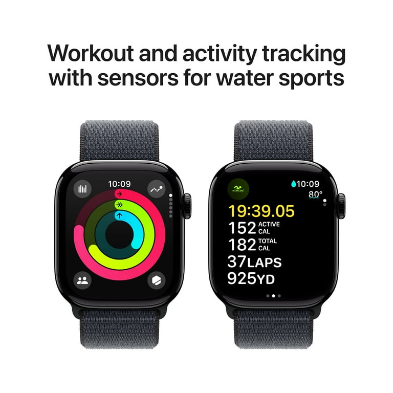 Apple Watch Series 10 GPS 46mm Jet Black Aluminum Case with Apple Watch Series 10 GPS 46mm Jet Black Aluminum Case with