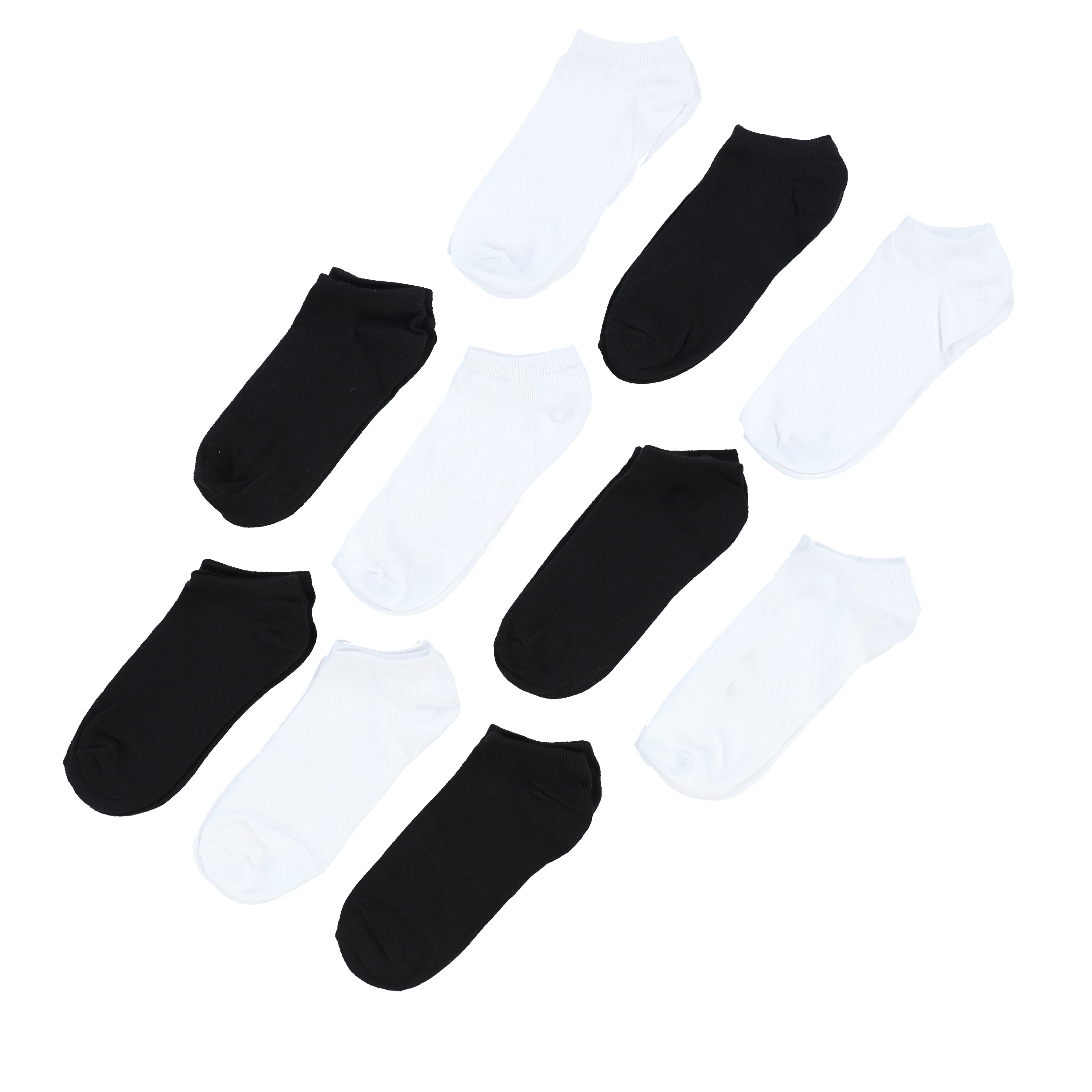 Performance No Show Ankle Socks Size 9-11 10 Pack b.o.c