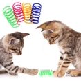 thumbnail image 1 of Juguete de resorte para gatos, juguete para gatos de primavera, juguete de resorte helicoidal, juguete colorido para gatos de primavera, juguete interactivo para gatos, juguete de salto, 1 of 5