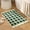 Green, variant on Ultra-Absorbent Checkered Floor Mat – Quick-Dry, Non-Slip, Shed-Free Rug for Bathroom, Entry & Living Areas, Ultra Soft Microfiber Washable Floor Carpet, Room Decoration