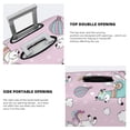 thumbnail image 5 of Bixox Washable Llama Unicorn and Rainbow Printed Luggage Cover, Fashion Suitcase Protector Fits for Medium luggage, 5 of 8