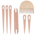 thumbnail image 4 of Hytrove 32Pack Hand Loom Stick Set Beige Weaving Needle For Knitting Enthusiasts And Artisans, 4 of 8