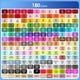thumbnail image 3 of Juego de rotuladores de alcohol Banral, 180 colores, doble punta, con funda, 3 of 8