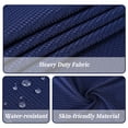 thumbnail image 5 of Tier Curtains, Wateresistant  Waffle Weave Textured Short Window Curtain Window Covering  for Bathroom Kitchen Cafe Curtains, 5 of 7