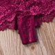 thumbnail image 2 of Calzoncillos de encaje sexy para mujer VISgogo, calzoncillos suaves de cintura baja, tanga triangular sin costuras en la entrepierna VISgogo moda, 2 of 7