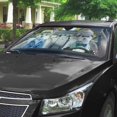 thumbnail image 3 of 3D Terrier Dogs Windshield Sunshade Auto Interior Accessory, 3 of 6