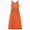 Orange, variant on Alvivi Kids Girls Chiffon V Neck Party Dress Wedding Maxi Formal Ball Gown 4-14