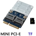 thumbnail image 3 of 2X 2 SSD HDD for Laptop Dual - SD SDHC SDXC TF to Mini PCIe Memory Card Reader MPCIe to 2 Mini-Sdcards, 3 of 4