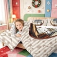 thumbnail image 3 of Manfei Christmas Bright Snowman Twin Comforter Sets,Country Gift Bedding Set,Xmas Reversible,2-Piece,1 Comforter and 1 Pillowcase, 3 of 7