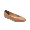 thumbnail image 1 of Balerina Flat Para Mujer Salamandra Ajuste Ideal Oficina Tan beige 25, 1 of 6