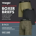 Wrangler Men's Cooling Stretch Nylon Boxer Briefs, 3 Pack