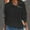 Black, variant on AXXD Women's T-Shirts Black Basic 2024 Spring New Retro Casual Neck Zipper Solid Color Sweater Plaid Pullover Sweater Top